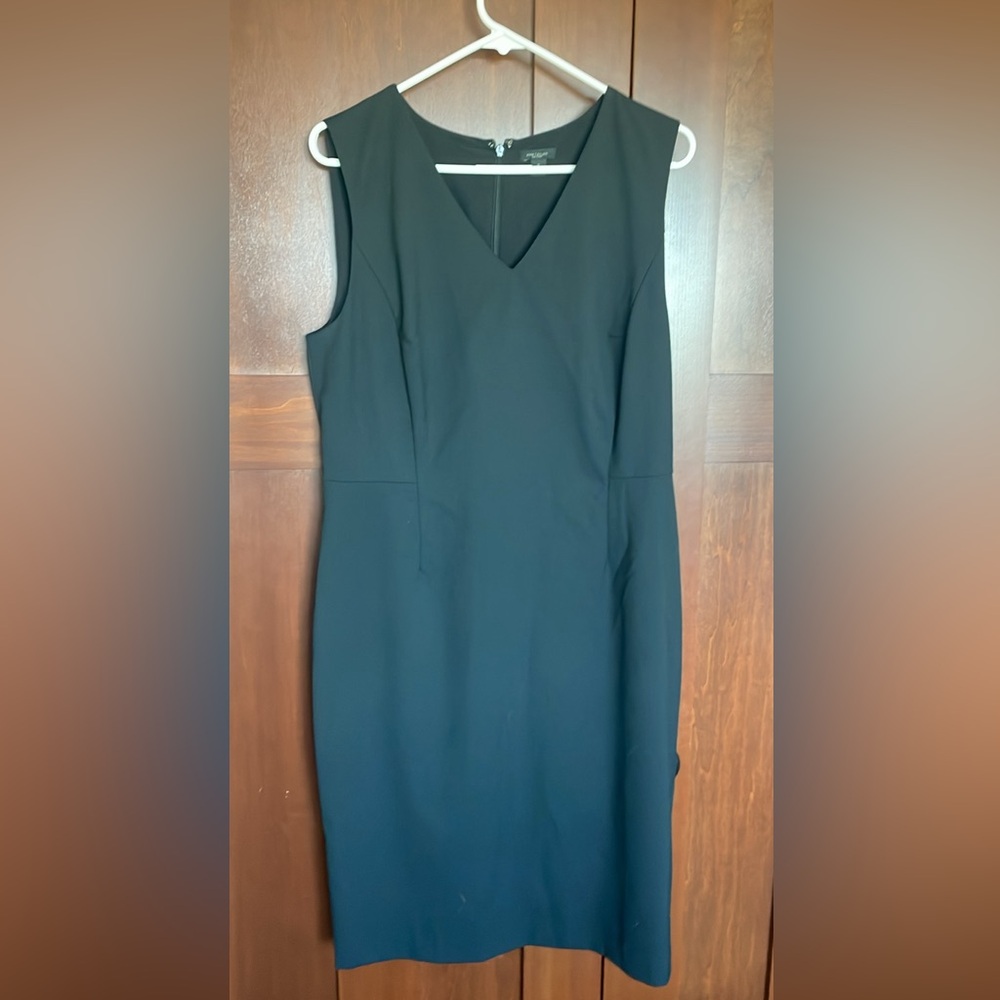 Ann Taylor Factory Black Midi Dress